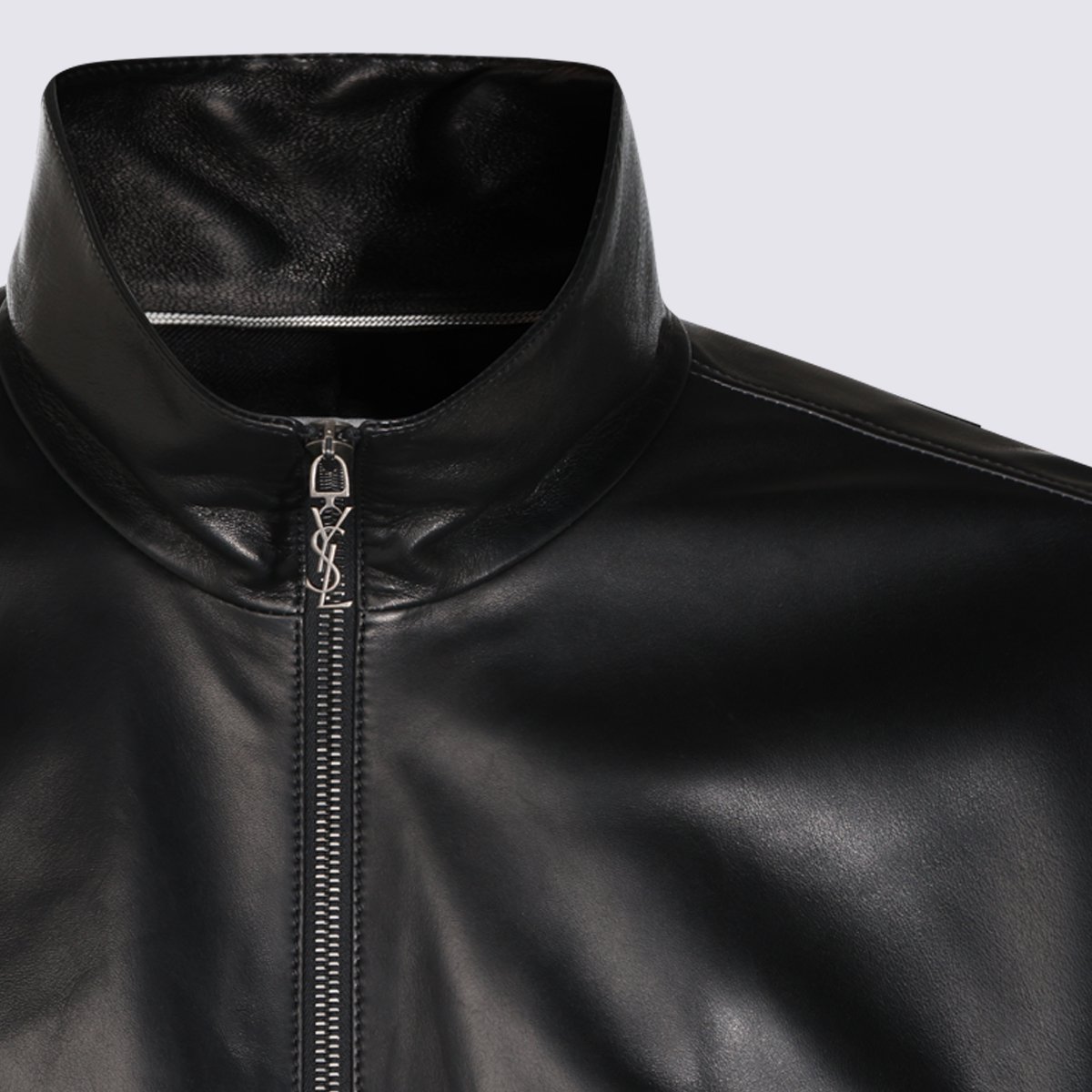 [Saint Laurent] Leather Jacket FW26 A000H9YCOJ21000