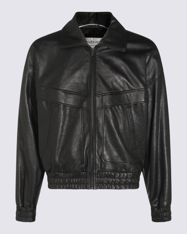 [Saint Laurent] Leather Jacket FW26 847967YCNF21000