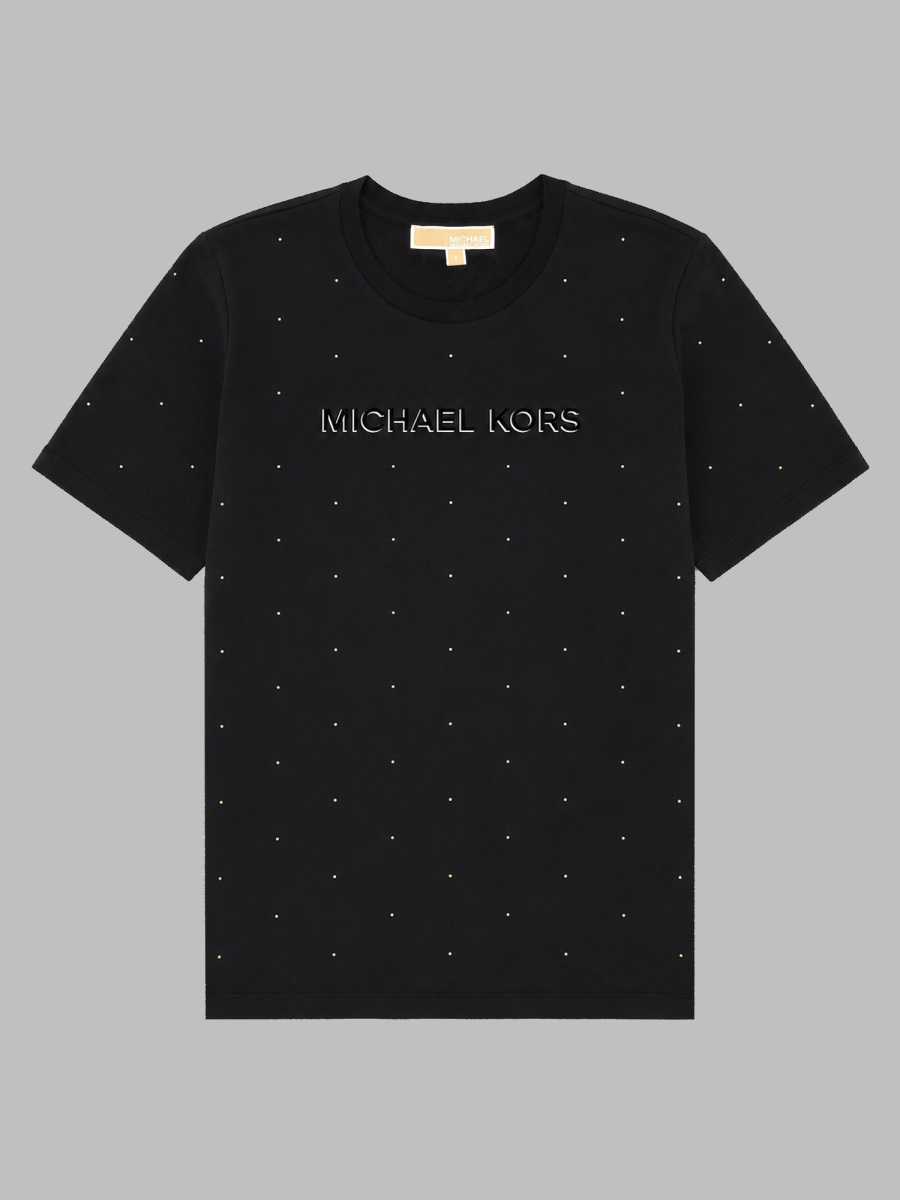 [MICHAEL BY MICHAEL KORS] T-shirts Short Sleeve FW26 MT6524Y97J_001BLACK