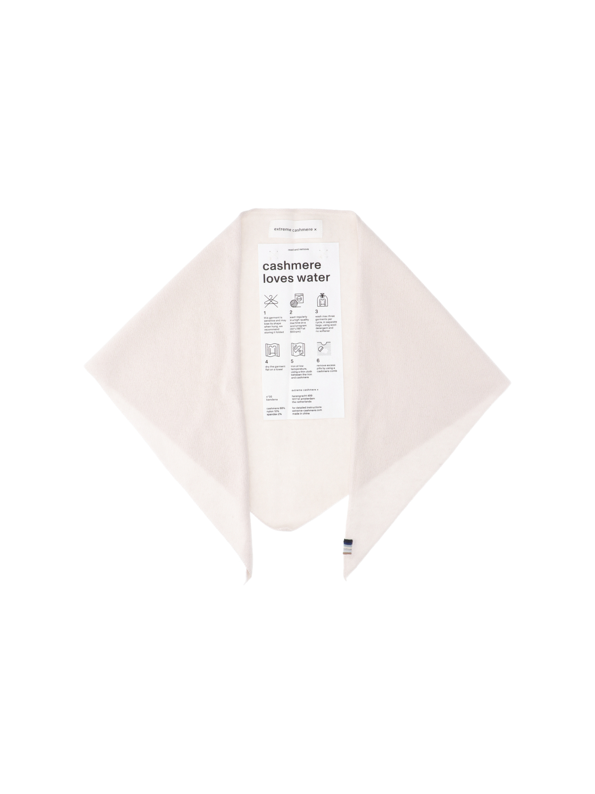 [Extreme Cashmere] Scarf FW26 BANDANABONE