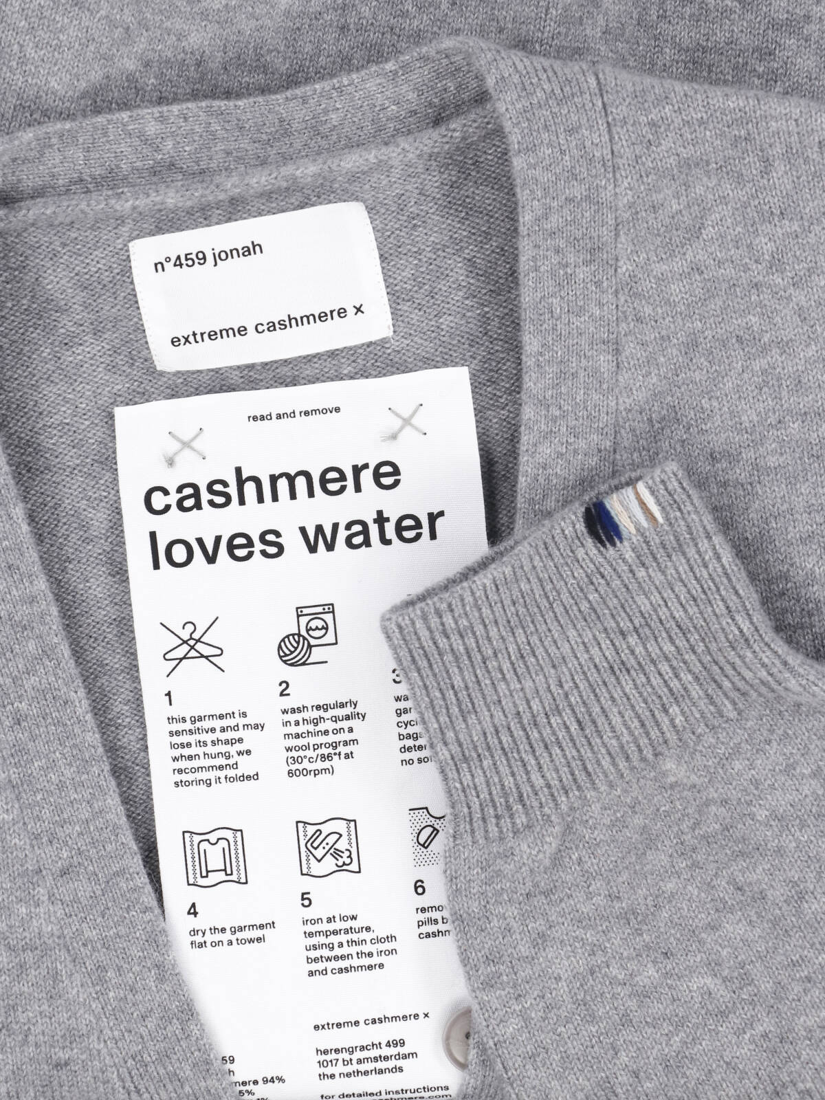 [Extreme Cashmere] Cardigan FW26 JONAHGOAT