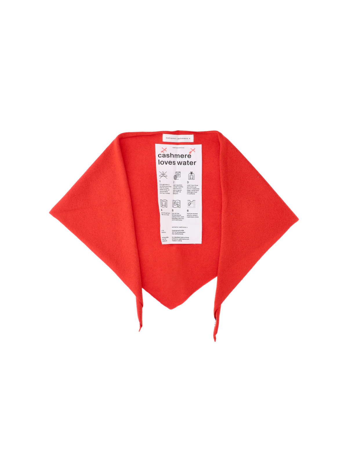 [Extreme Cashmere] Scarf FW26 BANDANATOMATO