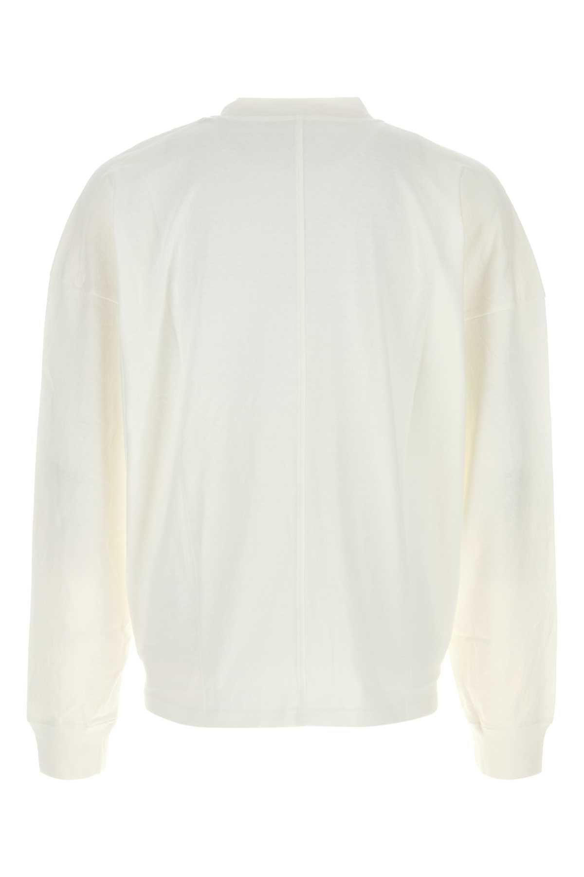 [THE ROW] T-shirts Long Sleeve FW26 612K788 WHT