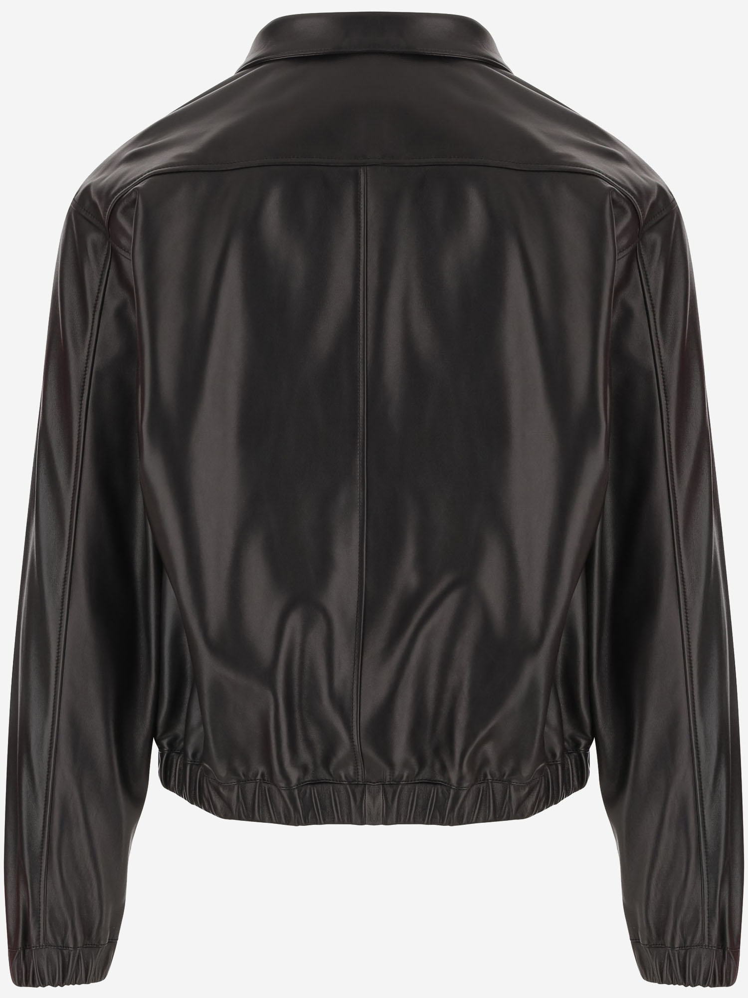 [Saint Laurent] Leather Jacket FW26 A000H9YCOJ21000