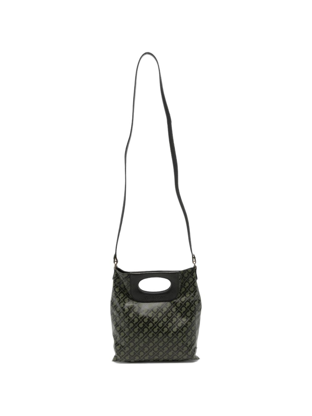 [GHERARDINI] Shoulder bag FW26 GHB0227 DOPPIA PIATTINA MINI FOREST