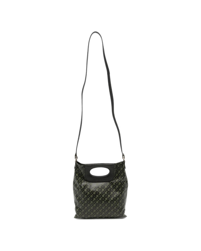 [GHERARDINI] Shoulder bag FW26 GHB0227 DOPPIA PIATTINA MINI FOREST