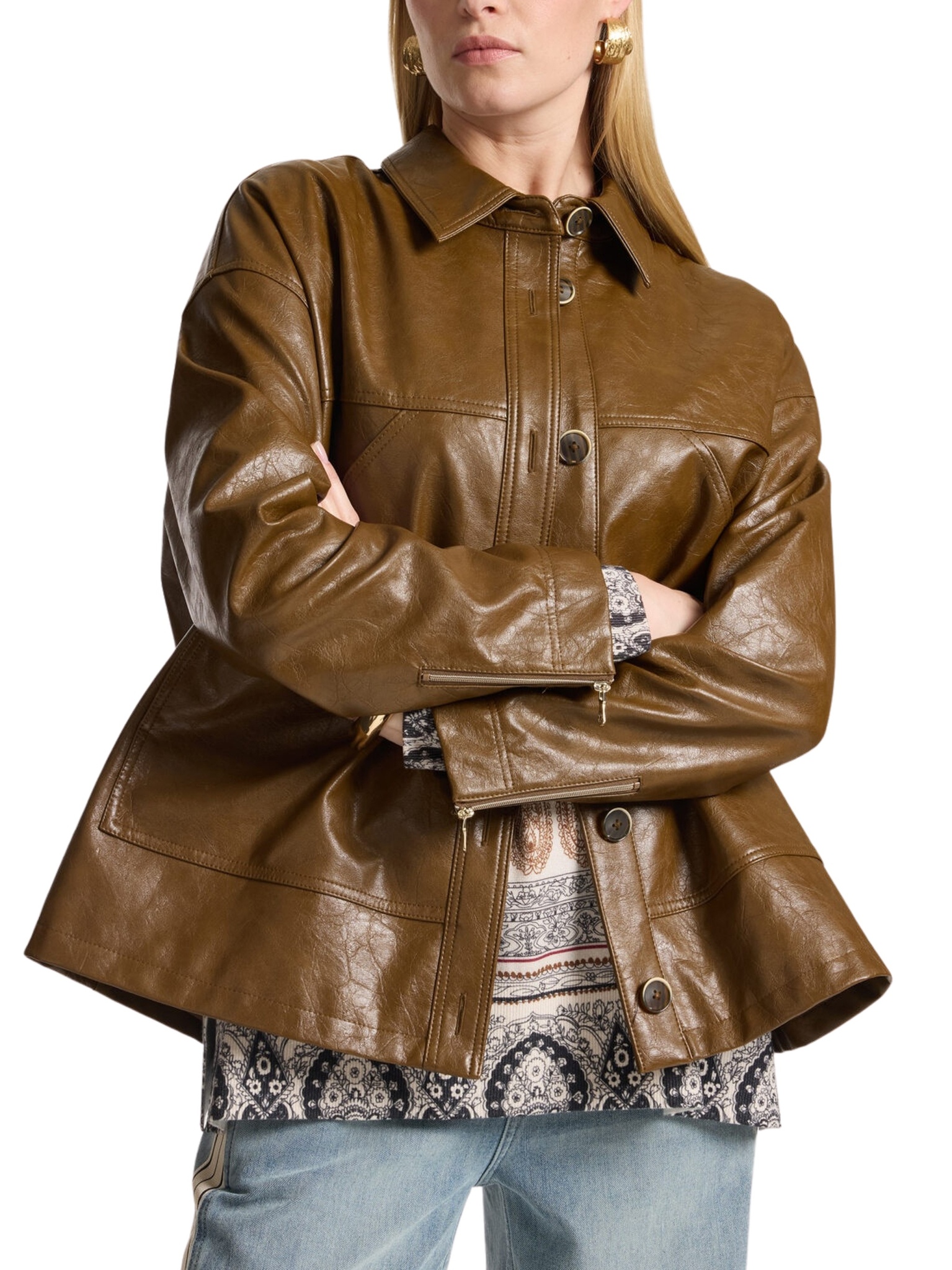 [ELENA MIRO`] Casual Jacket FW26 8020Z000048N