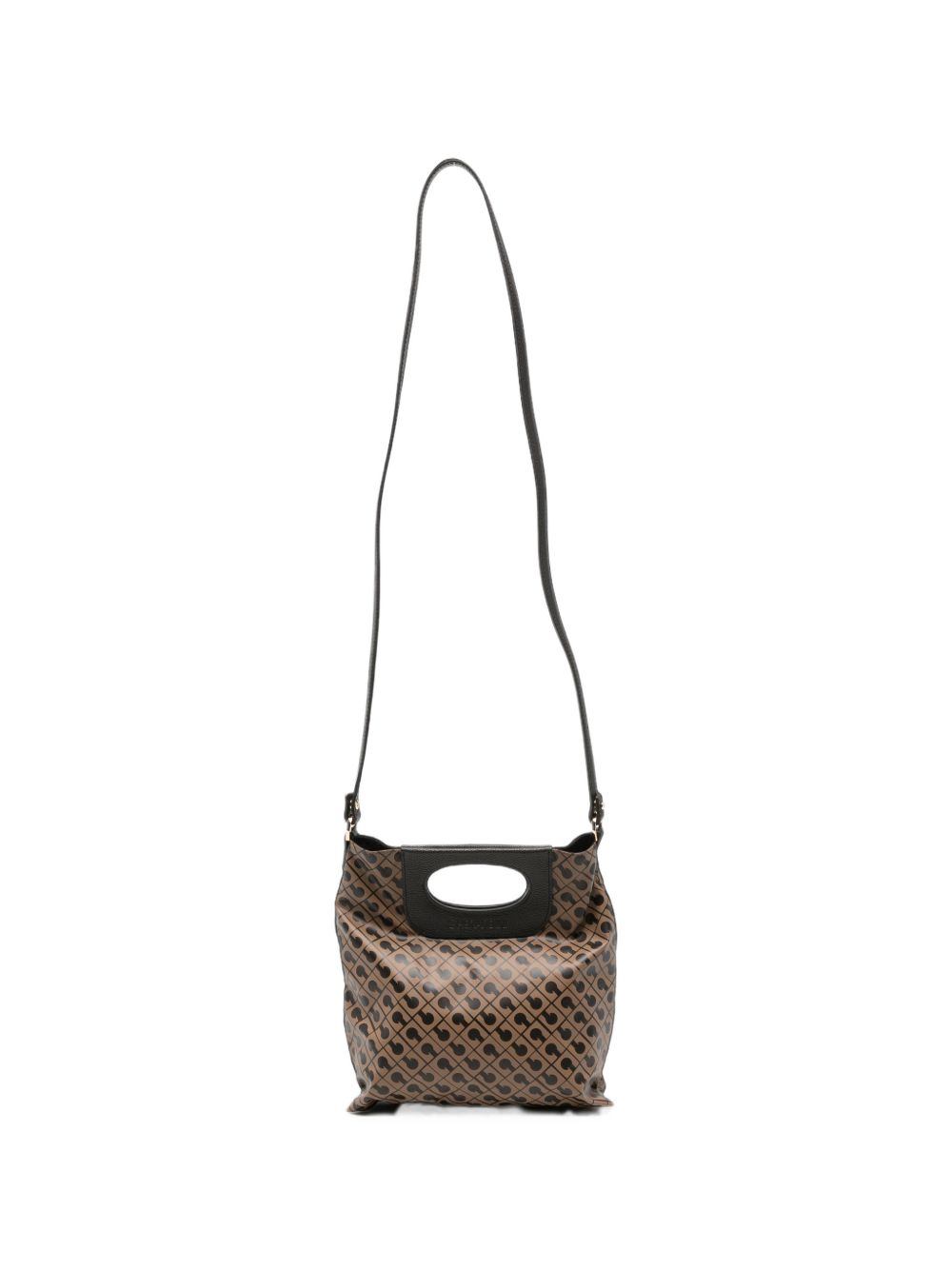 [GHERARDINI] Shoulder bag FW26 GHB0227 DOPPIA PIATTINA MINI TOFFEE