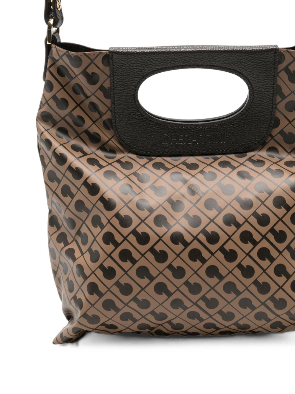 [GHERARDINI] Shoulder bag FW26 GHB0227 DOPPIA PIATTINA MINI TOFFEE
