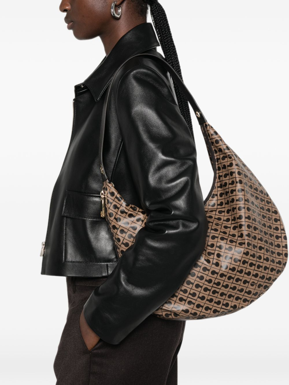 [GHERARDINI] Bag FW26 GHB0221 MEDIUM HOBO TOFFEE
