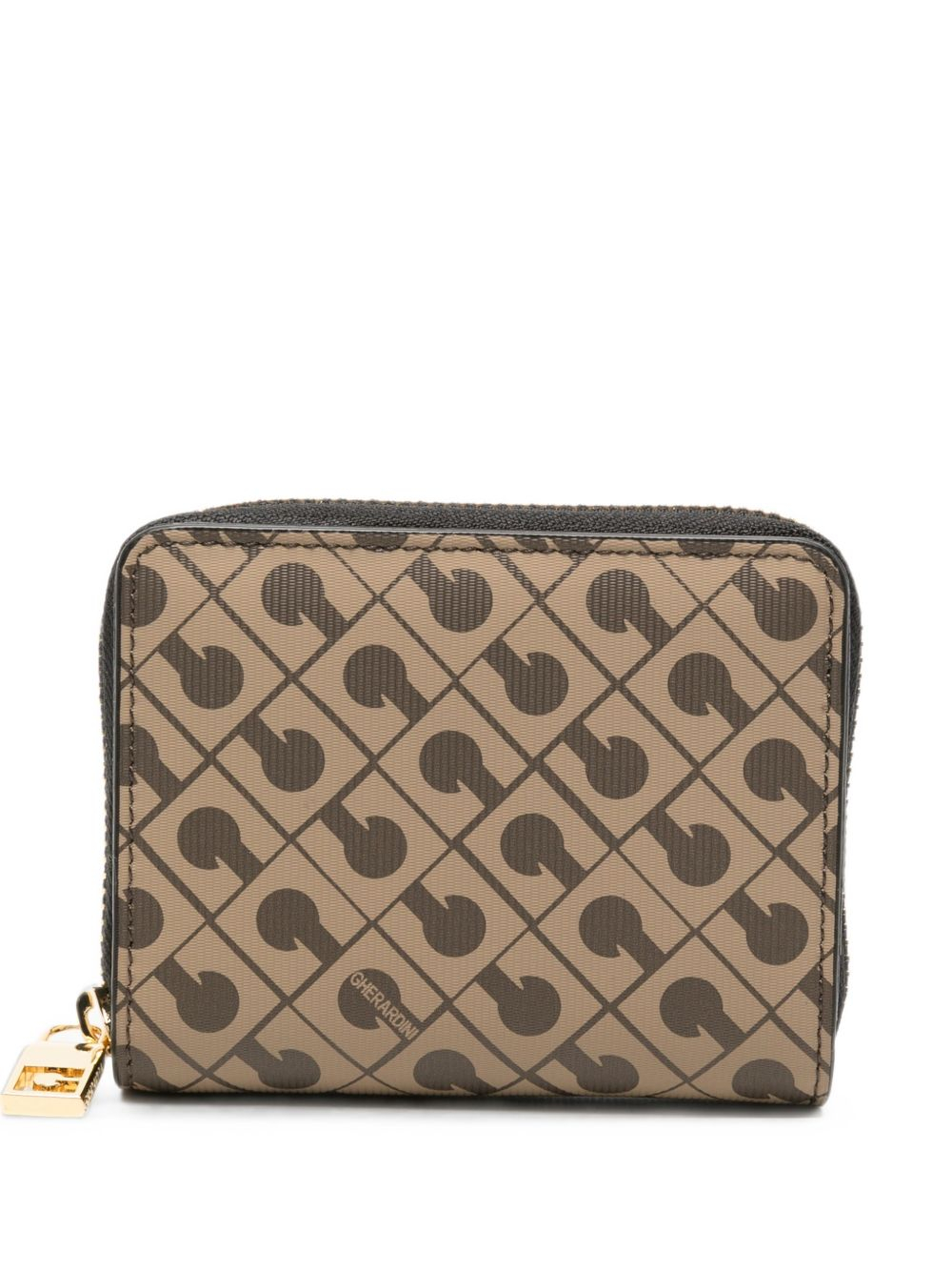 [GHERARDINI] Wallet FW26 GHW0114 ZIP ROUND SMALL MOKA