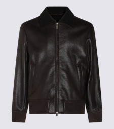 [SALVATORE SANTORO] Leather Jacket FW26 51694DIESDARK BROWN