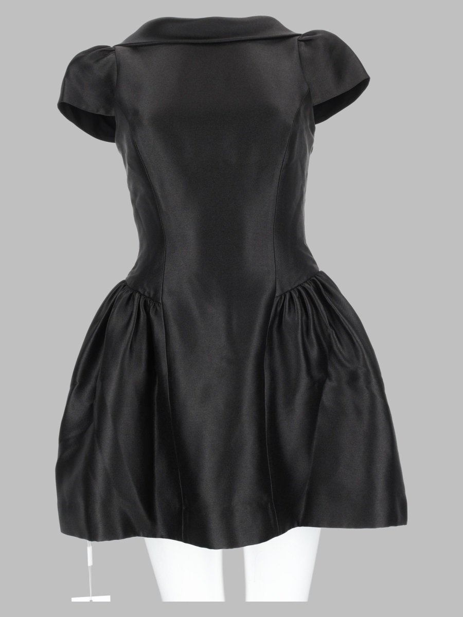 [Self-portrait] Short sleeve dress FW26 PF26-097S-B_BLACK