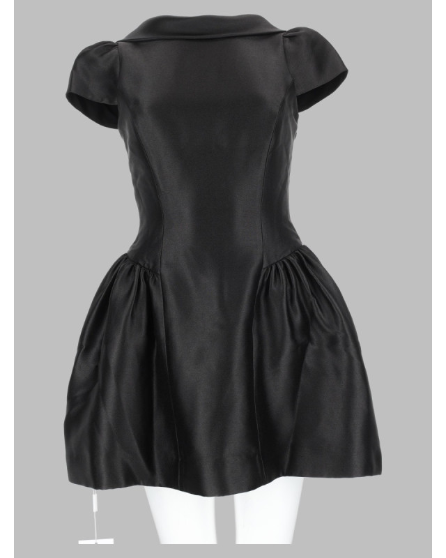 [Self-portrait] Short sleeve dress FW26 PF26-097S-B_BLACK