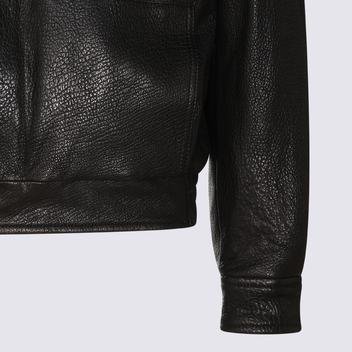 [SALVATORE SANTORO] Leather Jacket FW26 51530BULSBLACK