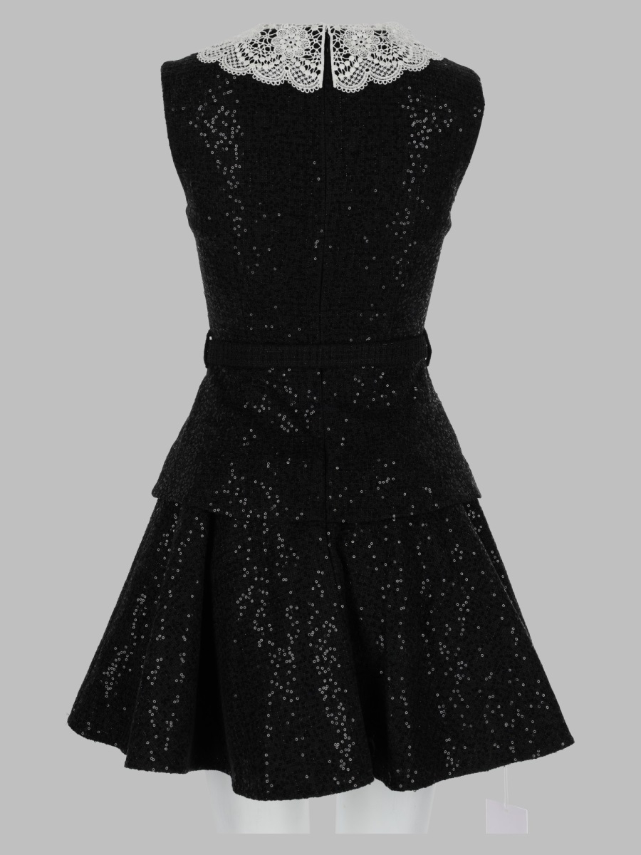 [Self-portrait] Sleeveless dress FW26 PF26-002S-B_BLACK