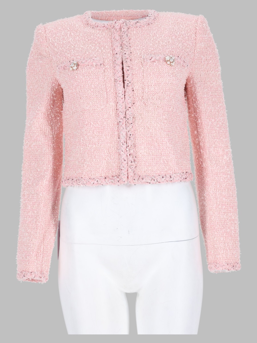 [Self-portrait] Jacket FW26 PF26-112J-P_PINK