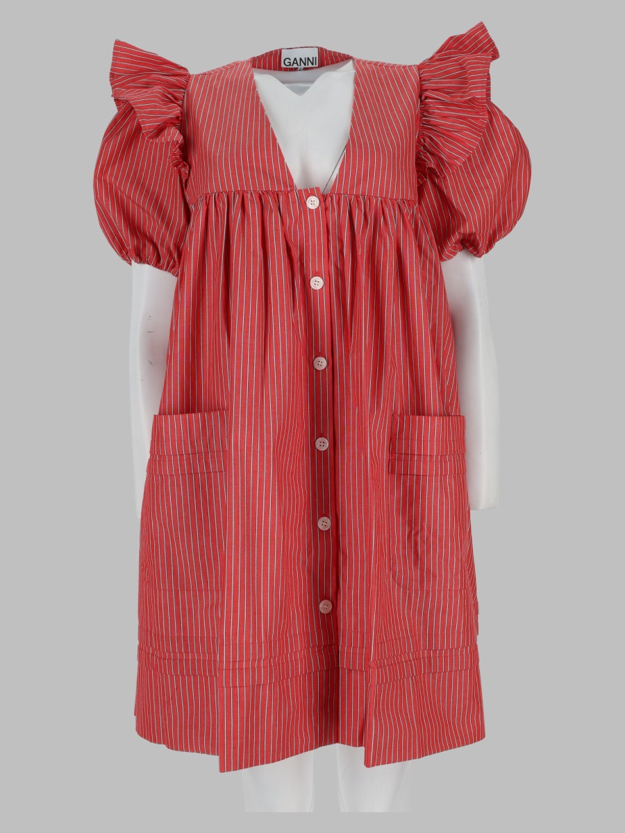 [GANNI] Short sleeve dress FW26 A1030623_472
