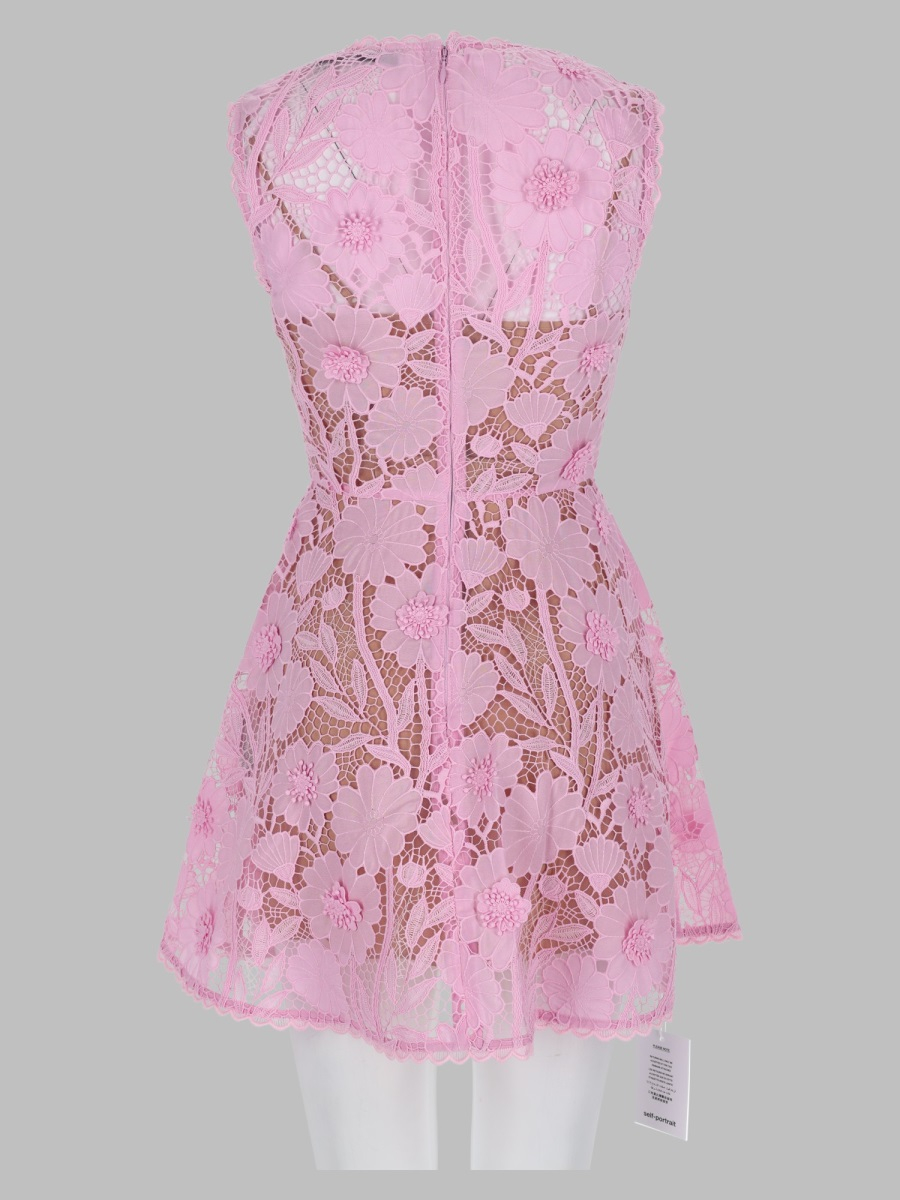[Self-portrait] Sleeveless dress FW26 PF26-109S-P_PINK