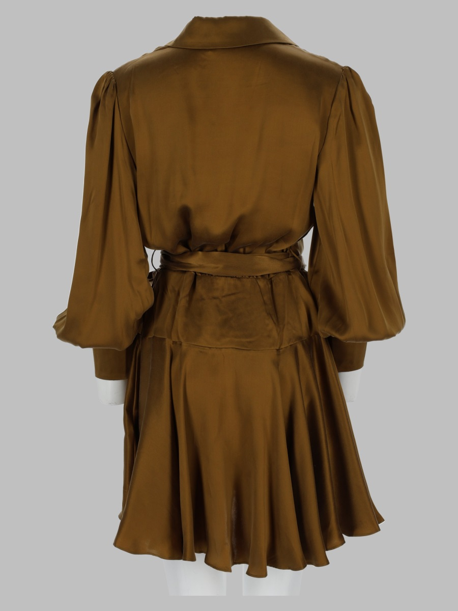 [Zimmermann] Long sleeve dress FW26 8067DF26R_KHA
