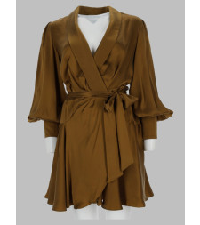[Zimmermann] Long sleeve dress FW26 8067DF26R_KHA