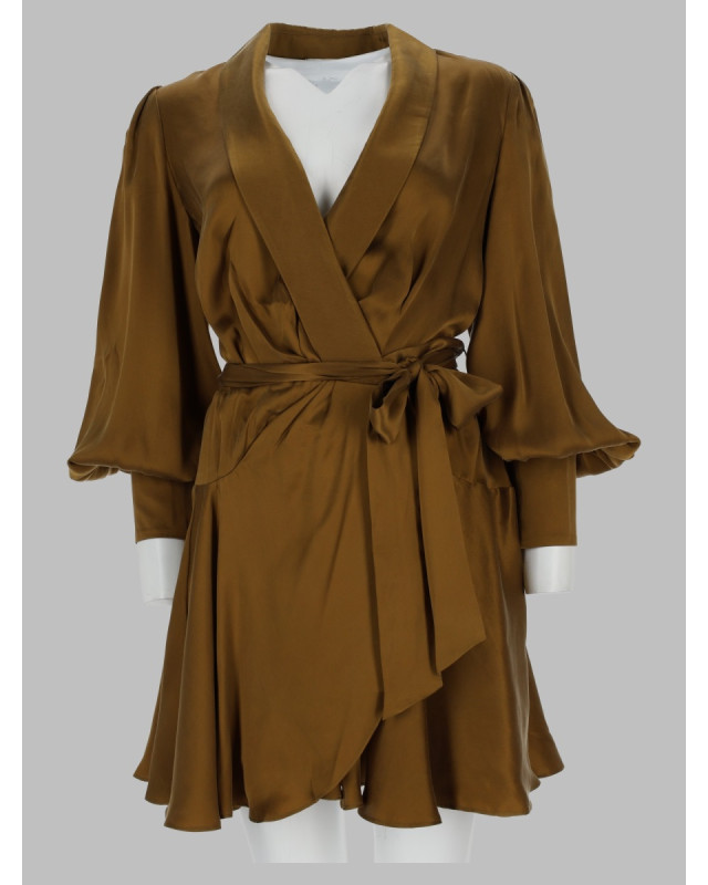 [Zimmermann] Long sleeve dress FW26 8067DF26R_KHA