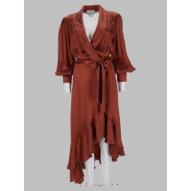 [Zimmermann] Long sleeve dress FW26 8066DF26R_BLSHR