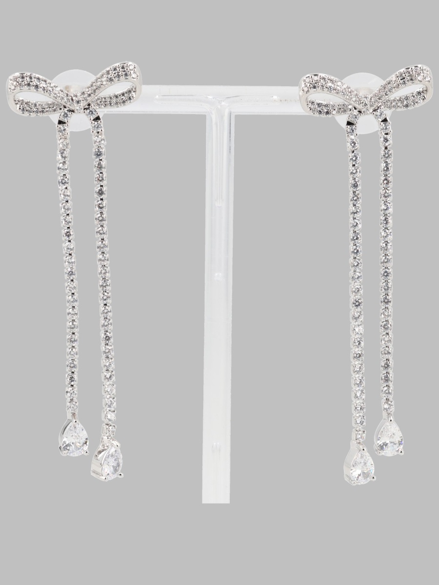 [Self-portrait] Earring FW26 PF26-629E-SL_SILVER