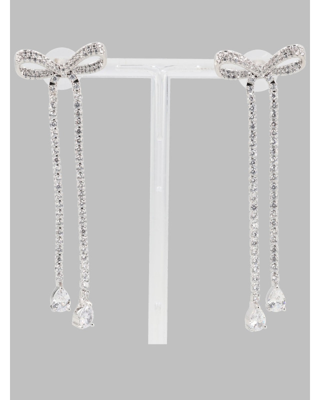 [Self-portrait] Earring FW26 PF26-629E-SL_SILVER