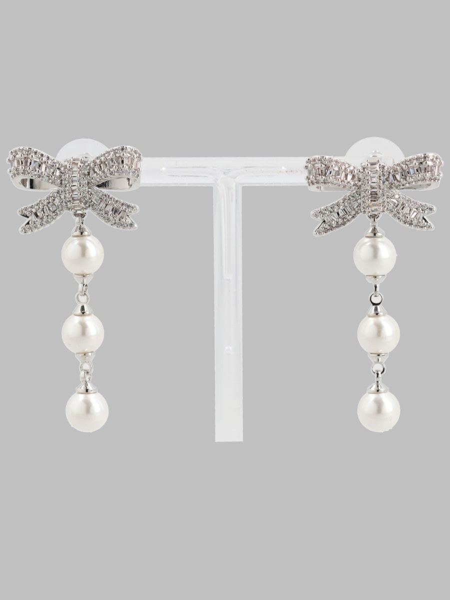 [Self-portrait] Earring FW26 PF26-601E-SL_SILVER
