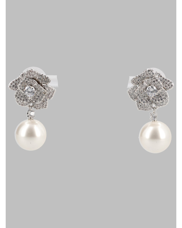 [Self-portrait] Earring FW26 PF26-612E-SL_SILVER