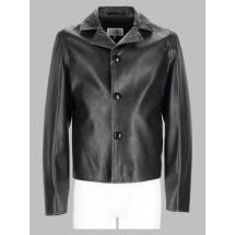 [MM6 Maison Margiela] Leather Jacket FW26 SH0AM0102_M35455900