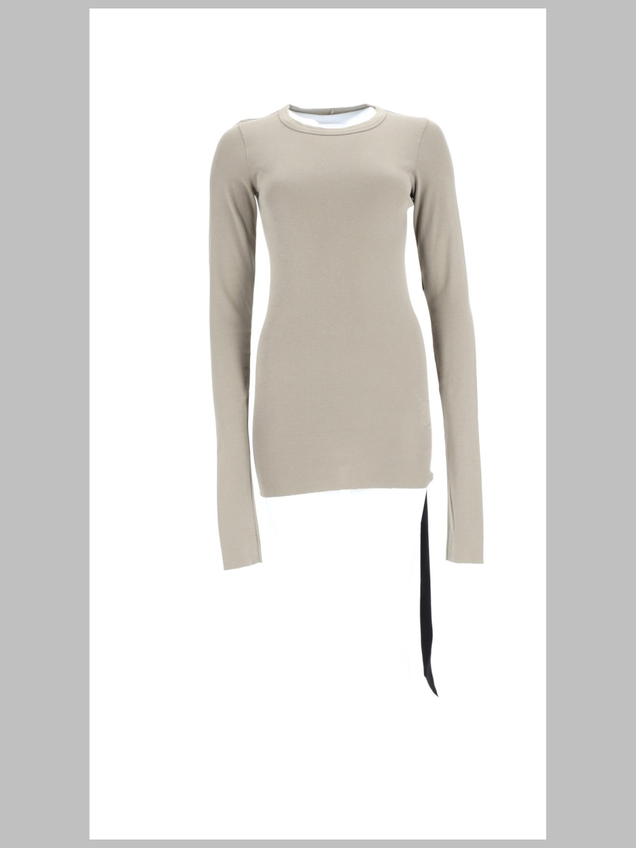 [RICK OWENS DRKSHDW] T-shirts Long Sleeve FW26 DS02F6217_RN59