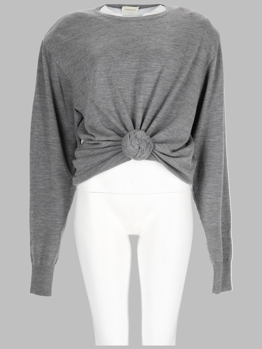 [MAGDA BUTRYM] T-shirts Long Sleeve FW26 351426_GREY