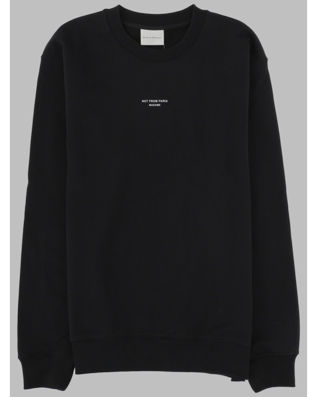[DROLE DE MONSIEUR] Sweatshirt FW26 SW148_CO127BLACK