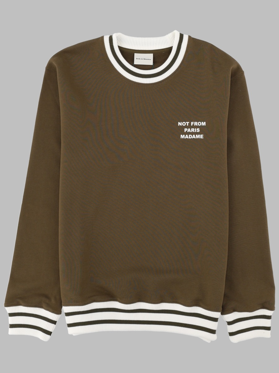 [DROLE DE MONSIEUR] Sweatshirt FW26 SW140_CO127KAKI