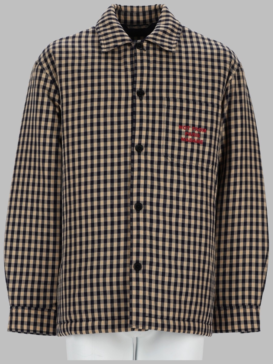 [DROLE DE MONSIEUR] Jacket FW26 SH270_CO310BEIGE