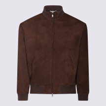 [TAGLIATORE] Leather Jacket FW26 PAMCHI2601BROWN