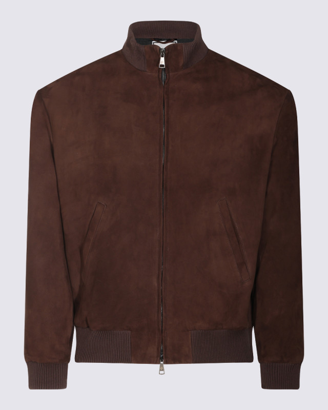 [TAGLIATORE] Leather Jacket FW26 PAMCHI2601BROWN