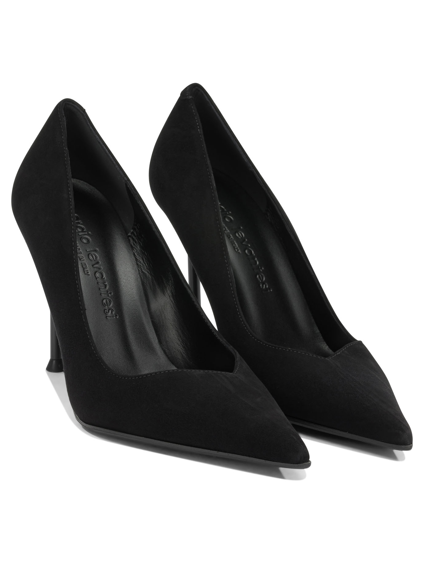 [Sergio Levantesi] Pumps FW26 POP67CAMOSCIO NERO