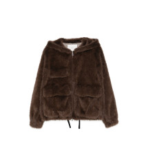 [Tela] Leather Jacket FW26 A90008 01T168 K001