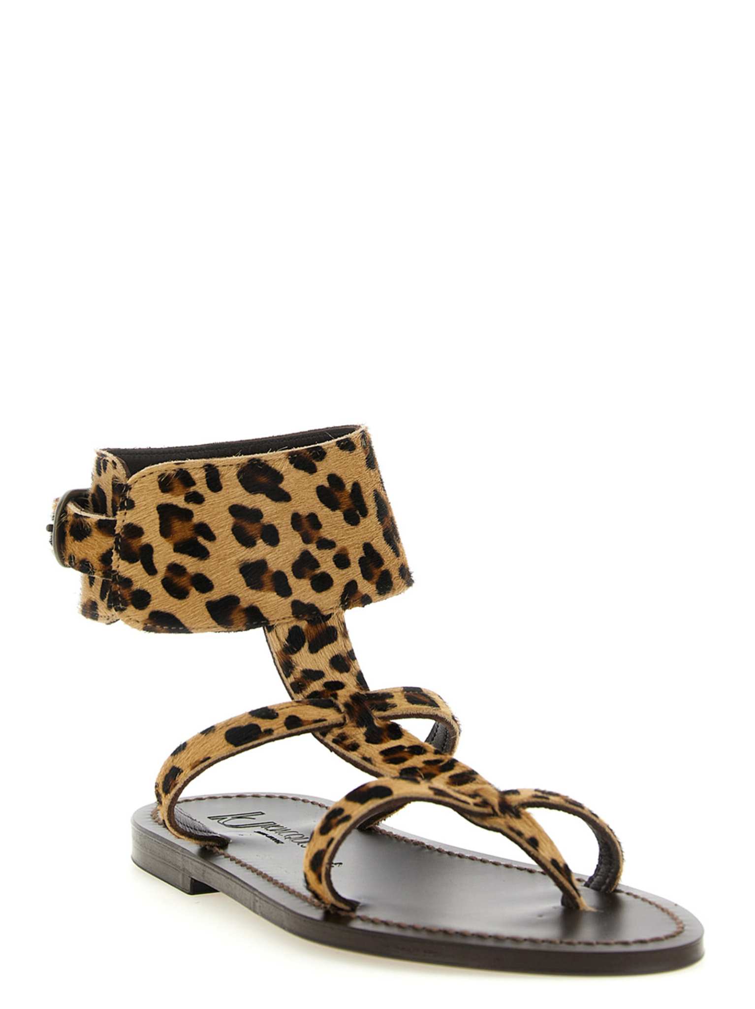 [K.Jacques Saint Tropez] Sandals SS26 CARAVELLEMOKAHORSYLEOPARD