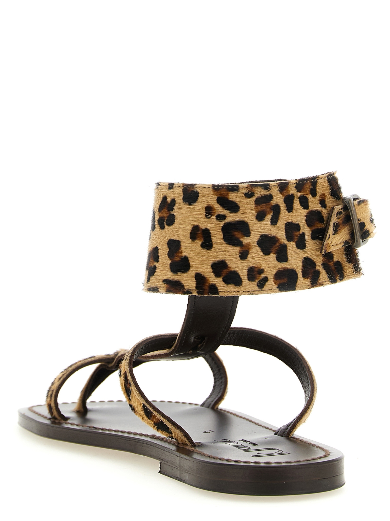 [K.Jacques Saint Tropez] Sandals SS26 CARAVELLEMOKAHORSYLEOPARD