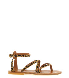 [K.Jacques Saint Tropez] Sandals SS26 EPICUREHORSYLEOPARD