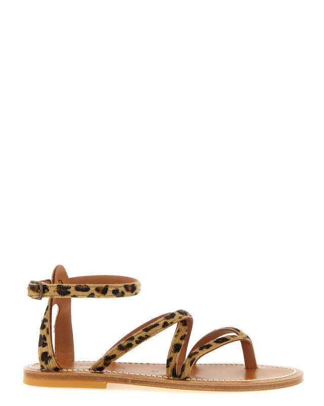 [K.Jacques Saint Tropez] Sandals SS26 EPICUREHORSYLEOPARD