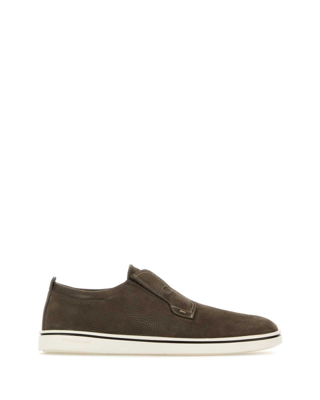 [Salvatore Ferragamo] Moccasins FW26 02A000796932M ELEFANTE
