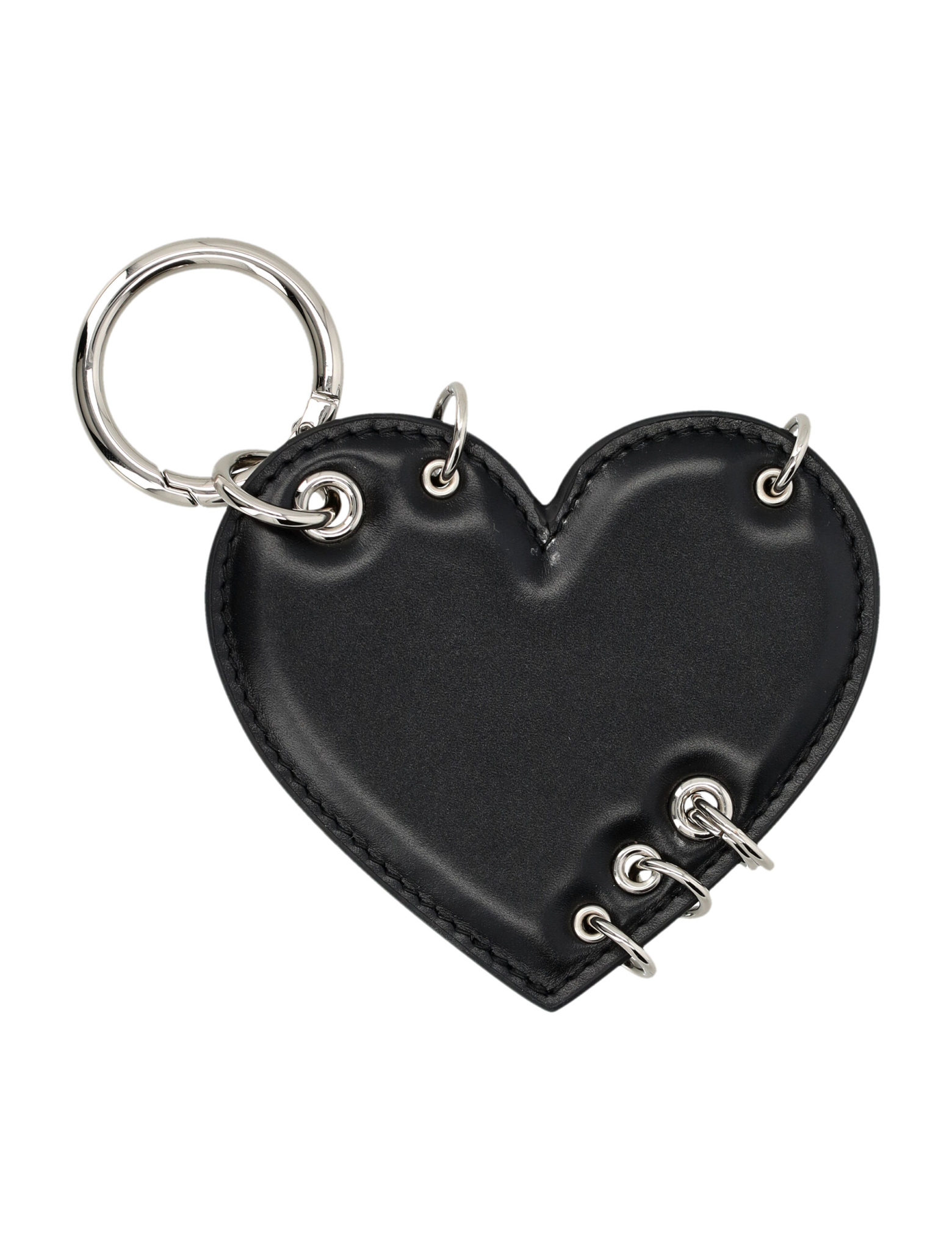 [JUSTINE CLENQUET] Keyring FW26 HEARTKEYCHAINBLACK