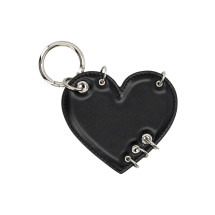 [JUSTINE CLENQUET] Keyring FW26 HEARTKEYCHAINBLACK