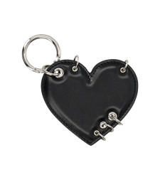 [JUSTINE CLENQUET] Keyring FW26 HEARTKEYCHAINBLACK