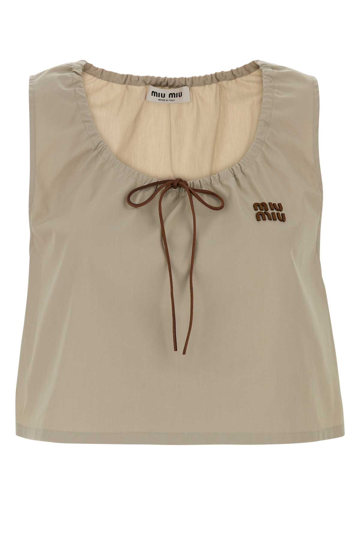 [Miu Miu] Tank top FW26 MT2240SOOO12NS F0A08